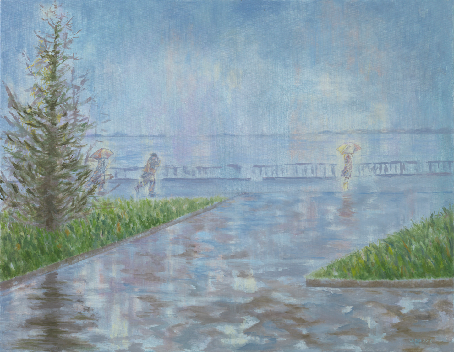 Ute Nengelken »Regen in Lugano«