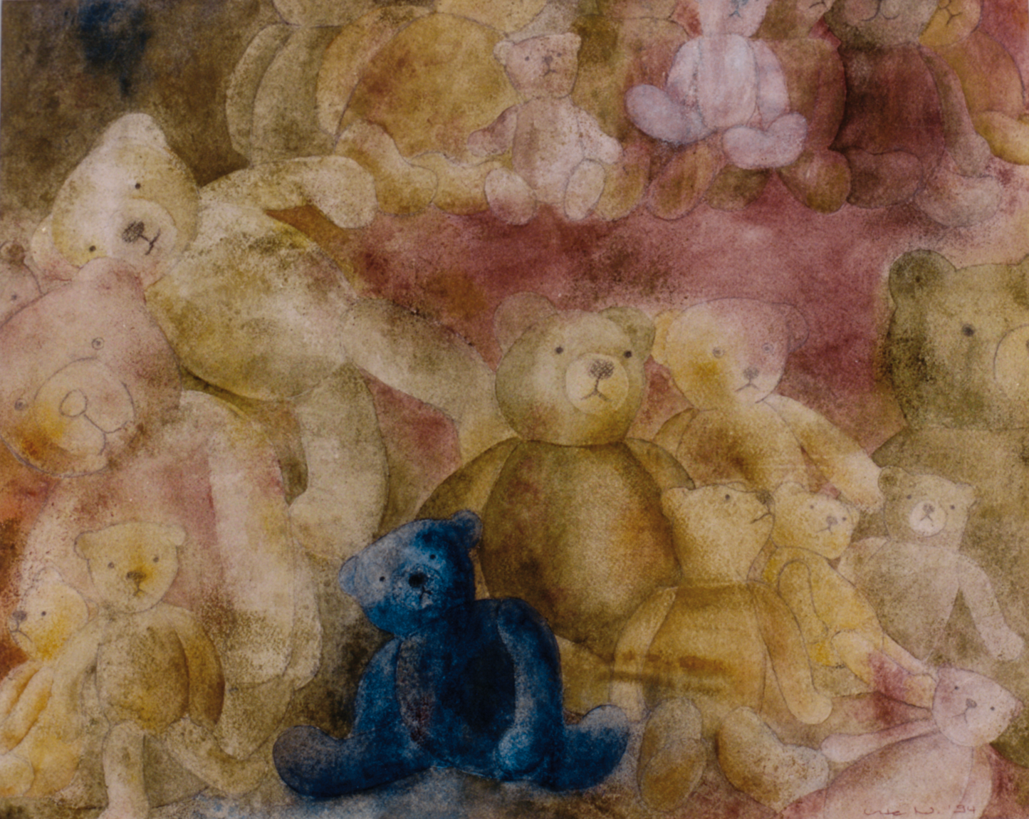 Ute Nengelken »Ein blauer Bär«
